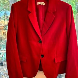 Kasper Women's Vibrant Scarlet Blazer